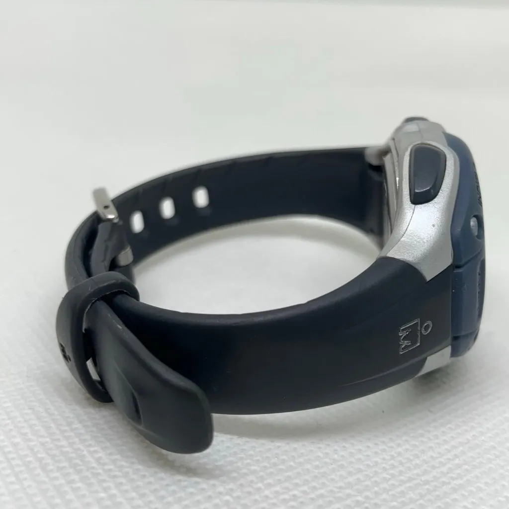 Timex Ironman Triathlon women digital watch 34mm quartz 30 lap blue silver case - Image 5