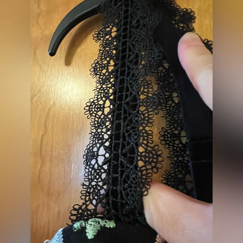 Bronx & Banco Dress CAMILE Embellished Pencil Dress Floral Lace Shoulder Straps - Image 6