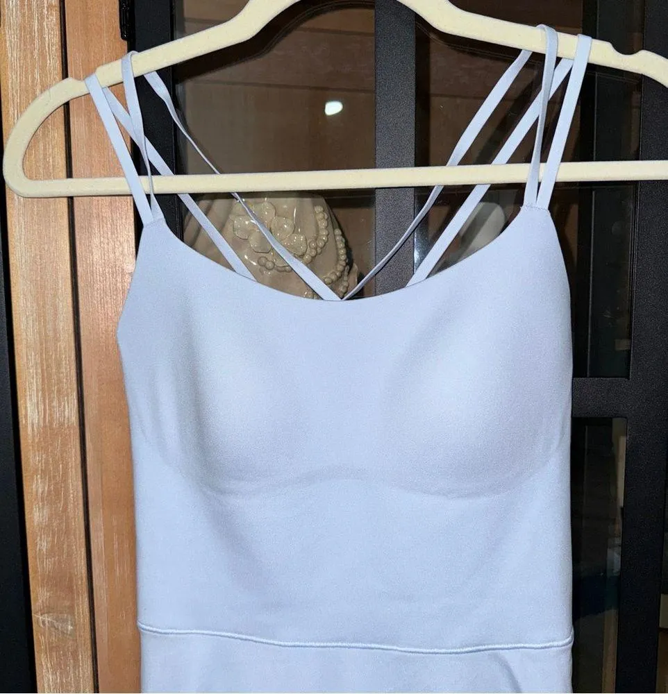 Aerie exercise dress real me hold up strappy offline skort shorts periwinkle - Image 6