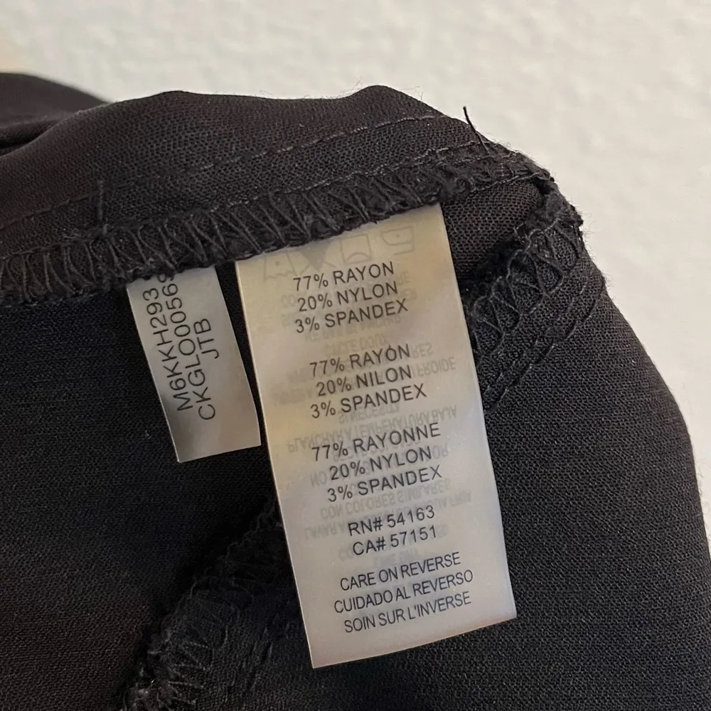 Calvin Klein Straight Leg Trouser pants Black 6 - Image 6