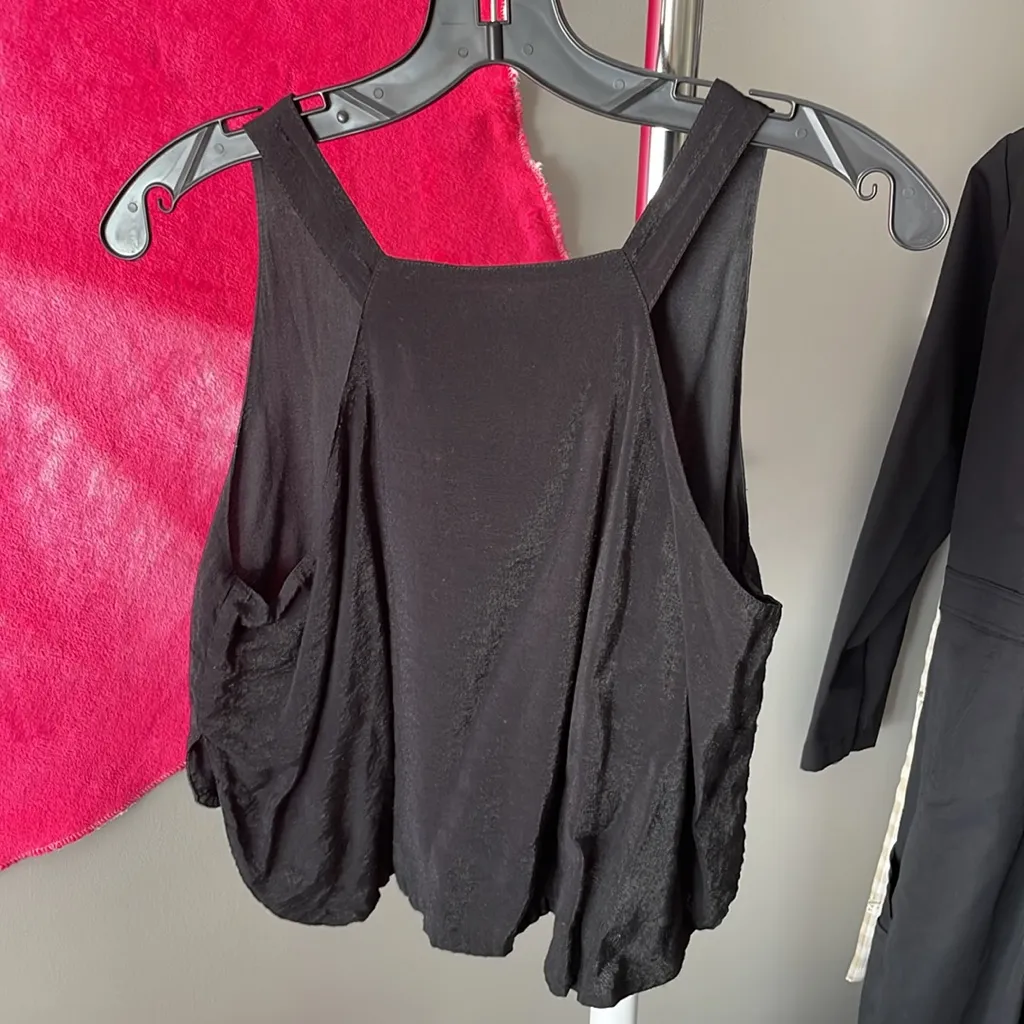 Silence + Noise Black Tank Top - Urban Outfitters - Image 3