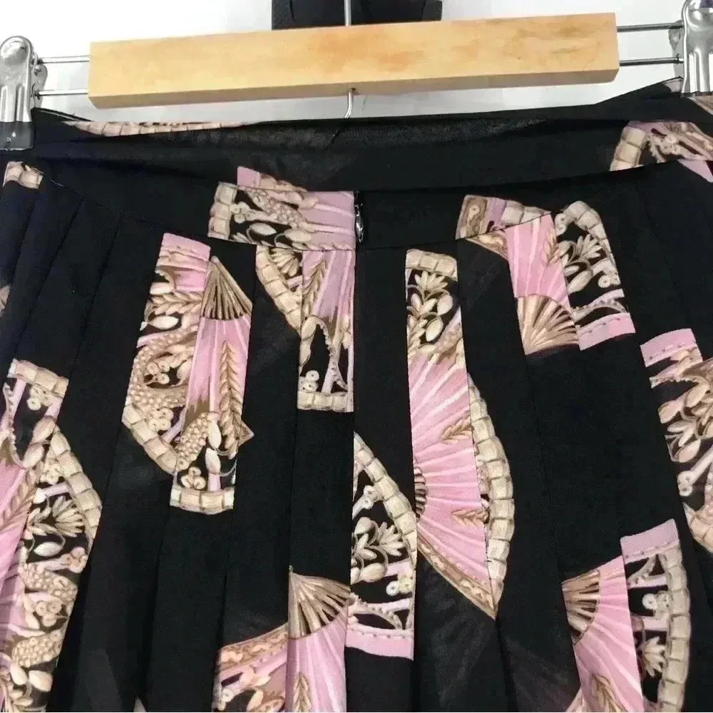 Ann Taylor Women’s Pleated Side Tie Skirt Size 8 – Fan Floral Print, Lined - Image 7