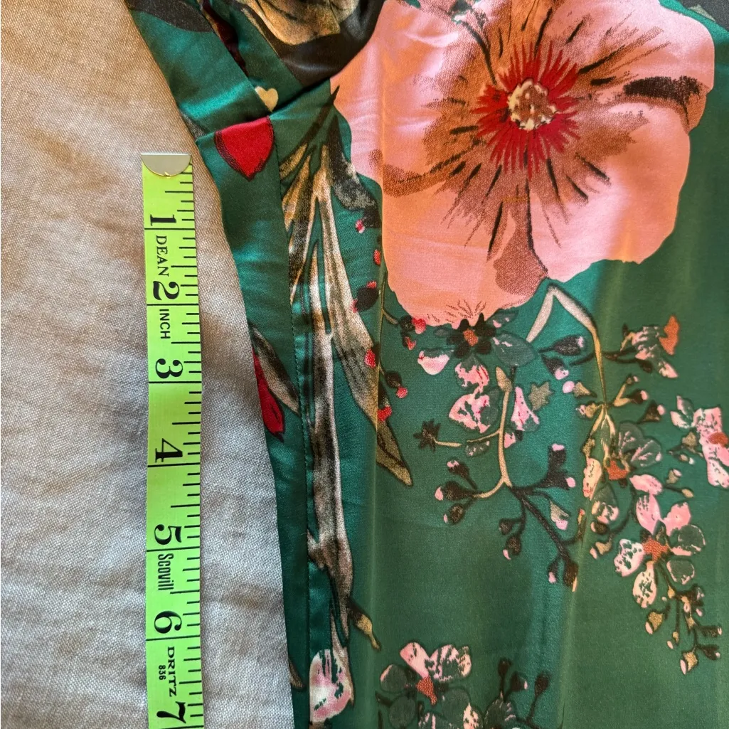 Lulus Thriving Green Floral Print Wide Leg Pants - Image 11