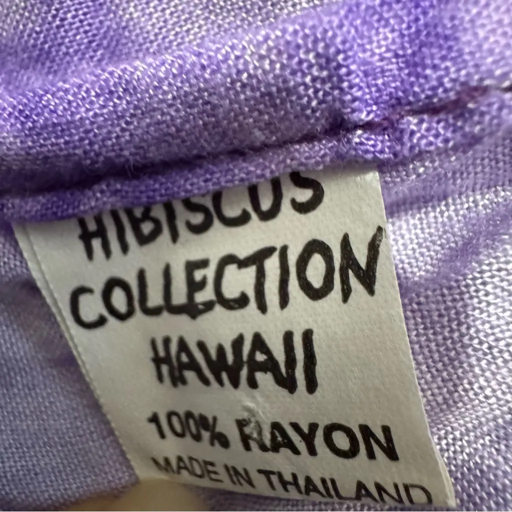 Hawaiian Floral Purple Pareo Beach Cover Up Wrap Tasseled Sarong Skirt Dress Size undefined - Image 10