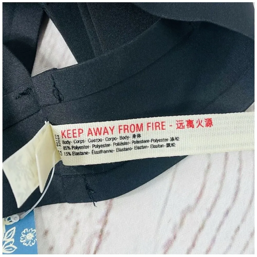 Free People Intimately X-Small Bra Erin Scuba Plunge Bralette Adjustable Straps - Image 6