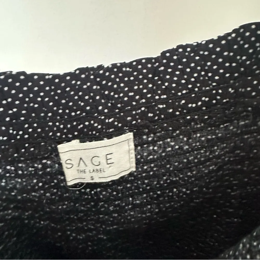 Sage the Label Black Ruffle Tank Top - Image 2