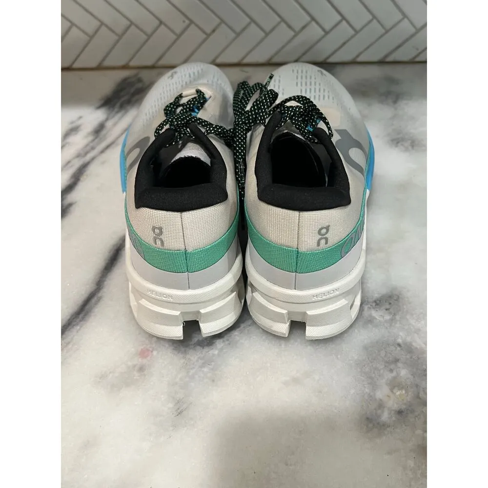 On Cloudstratus Women’s Running Shoes Size 9.5 White Blue Teal Lightweight - Image 7