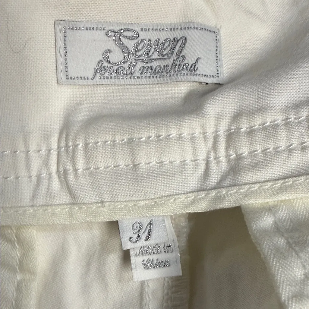 7 For All Mankind White Women's Shorts - Image 10