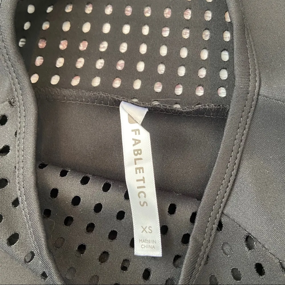 Fabletics Black Tilly Sweatshirt Mini Dress.  Size XSmall. EUC - Image 7