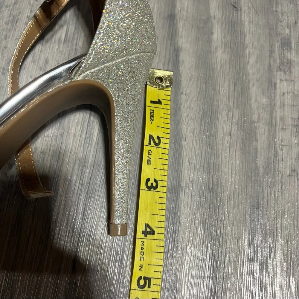 Wild Pair Blair Women's Silver Heels; 7 - Image 8