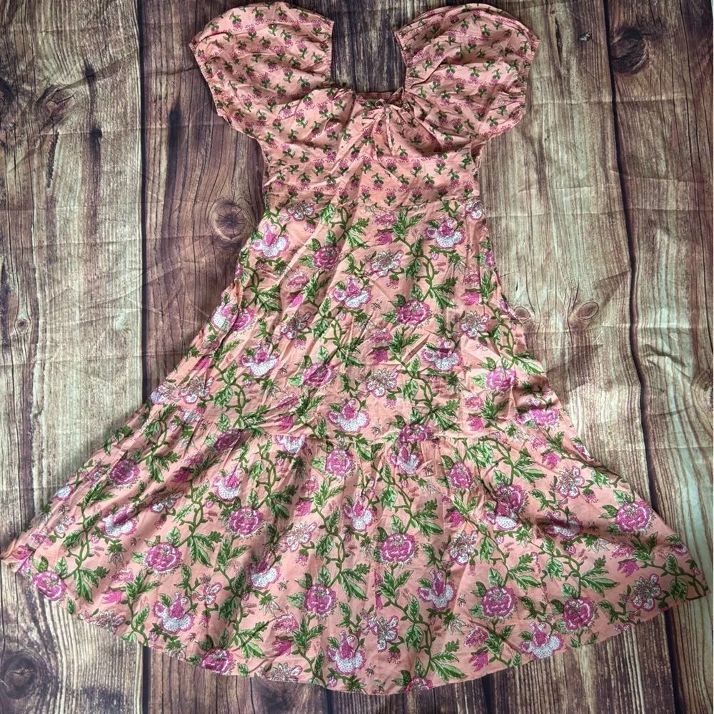 Women’s Citrus Alba Pink Floral Dres Size XL NWT - Image 1