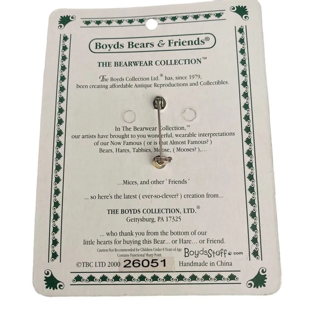 BEARWEAR Boyd’s Bears and Friends Bats the Way it is Pin Brooch Halloween - Image 6