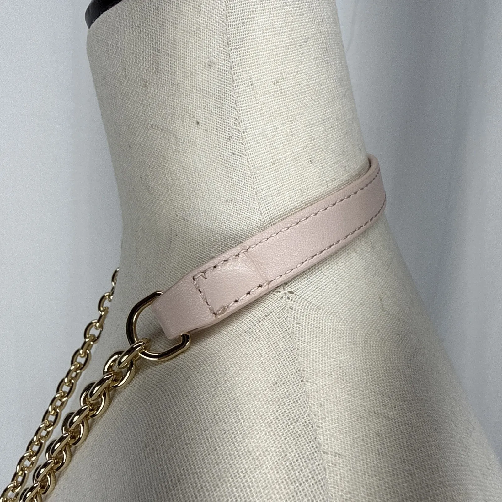 Ted Baker London Poppy Top Handle Satchel Bag Purse Crossbody Strap Pink Leather - Image 11