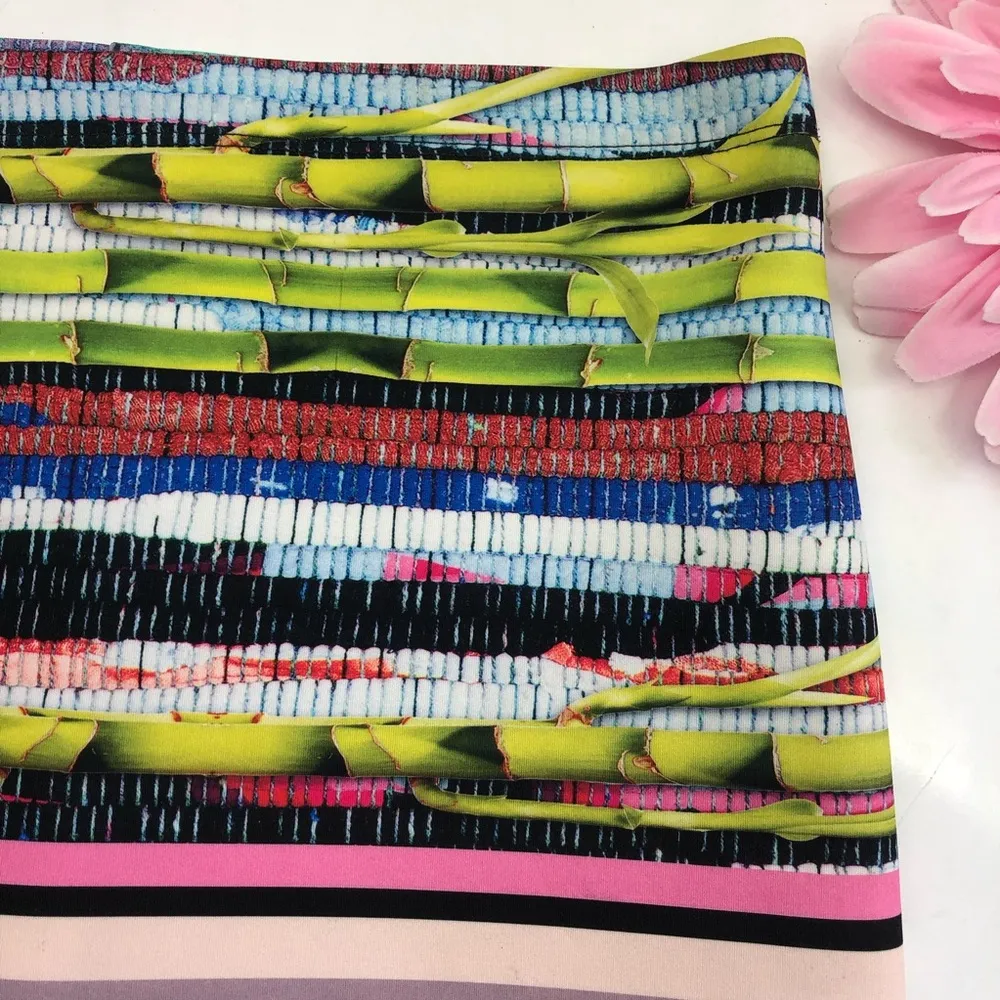 Clover Canyon Surf Shack Neoprene Mini Skirt - Image 6