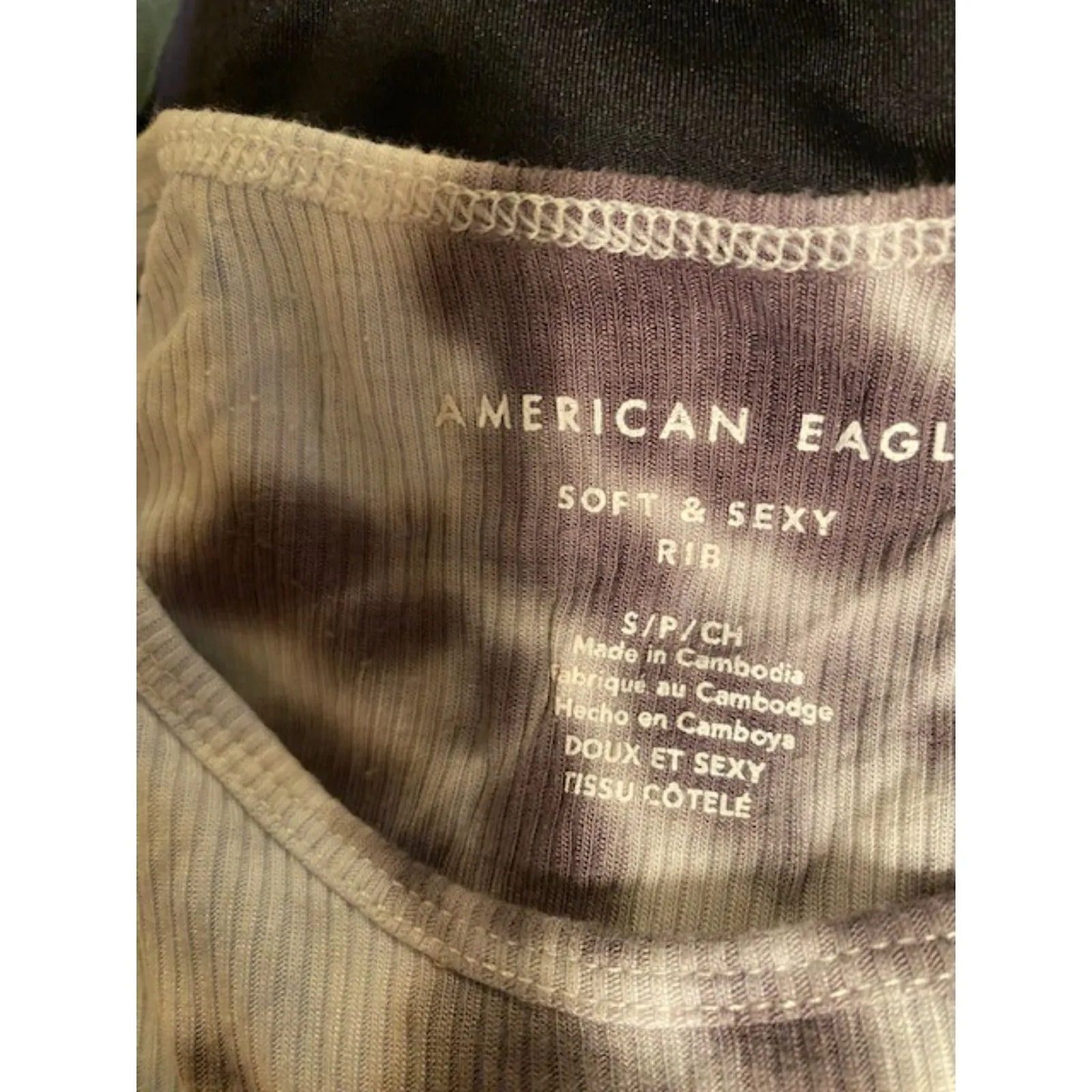 American Eagle Soft and Sexy Ribbed. Small White - Image 3