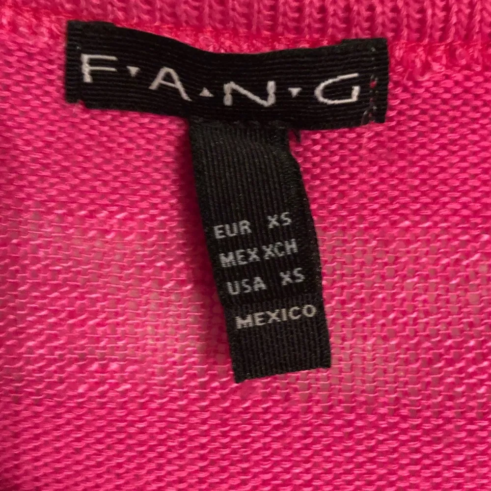 3/4 Length Sleeve Hot Pink Sweater Size XS - Image 4