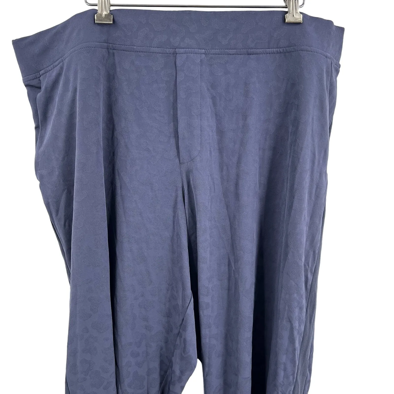 Athleta‎ Brooklyn Pant Size 18 Textured Ankle Purple - Image 2