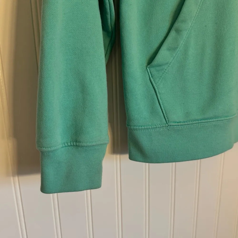 Carhartt Girl’s Teal Hooded Sweatshirt with Front Pocket Size Small (8) - Image 6
