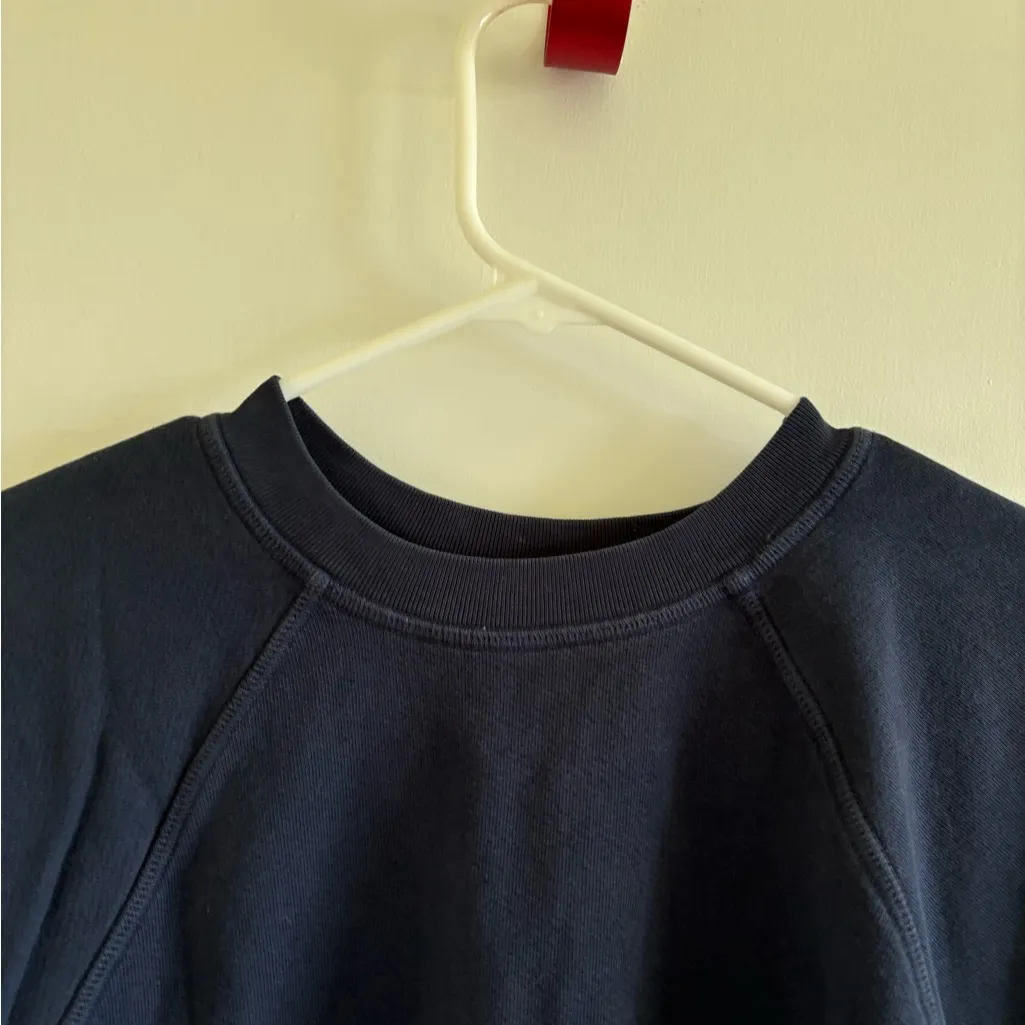 anthropologie Lacausa barb raglan terry sweatshirt new NWT fall cozy loungewear - Image 5