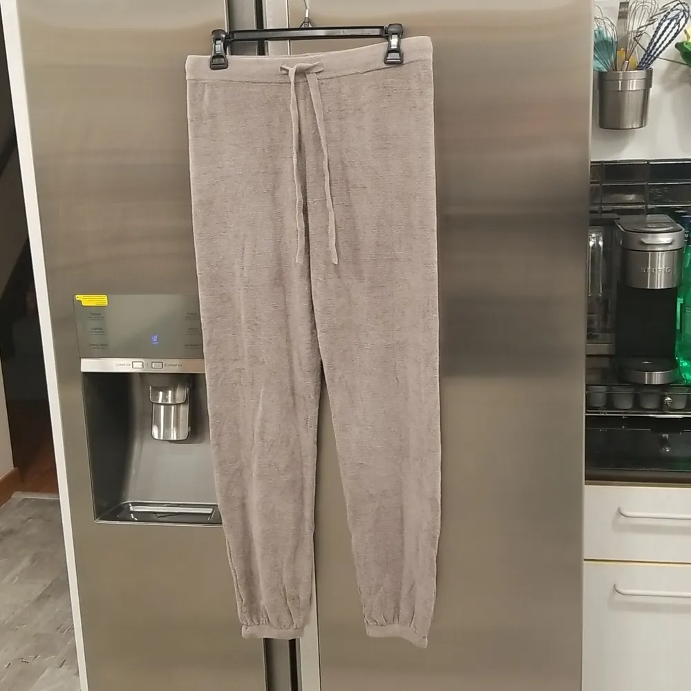 💕BAREFOOT DREAMS💕 CozyChic Ultra Lite Track Pant ~ Beach Rock Large L NWT - Image 6