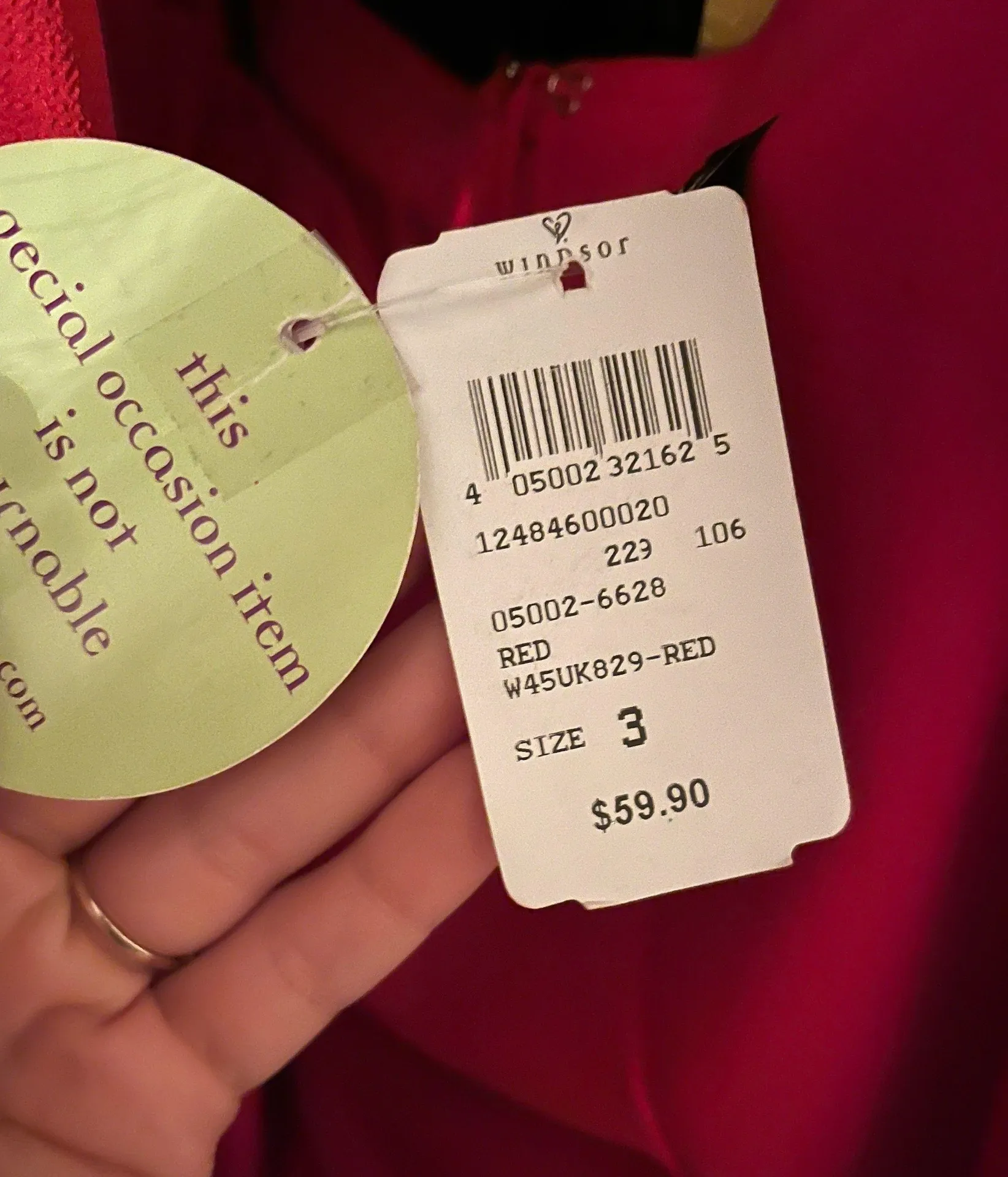 Windsor Formal Red Dress - Image 2