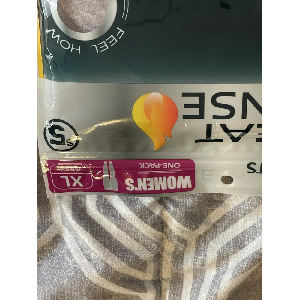 Heat Sense Women's Thermal Base Layer Pants Size XLarge Gray NEW BagQ - Image 2