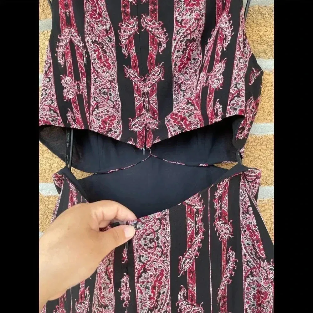 Avec Les Filles Rosie Tiered Maxi Dress size 10 - Image 11