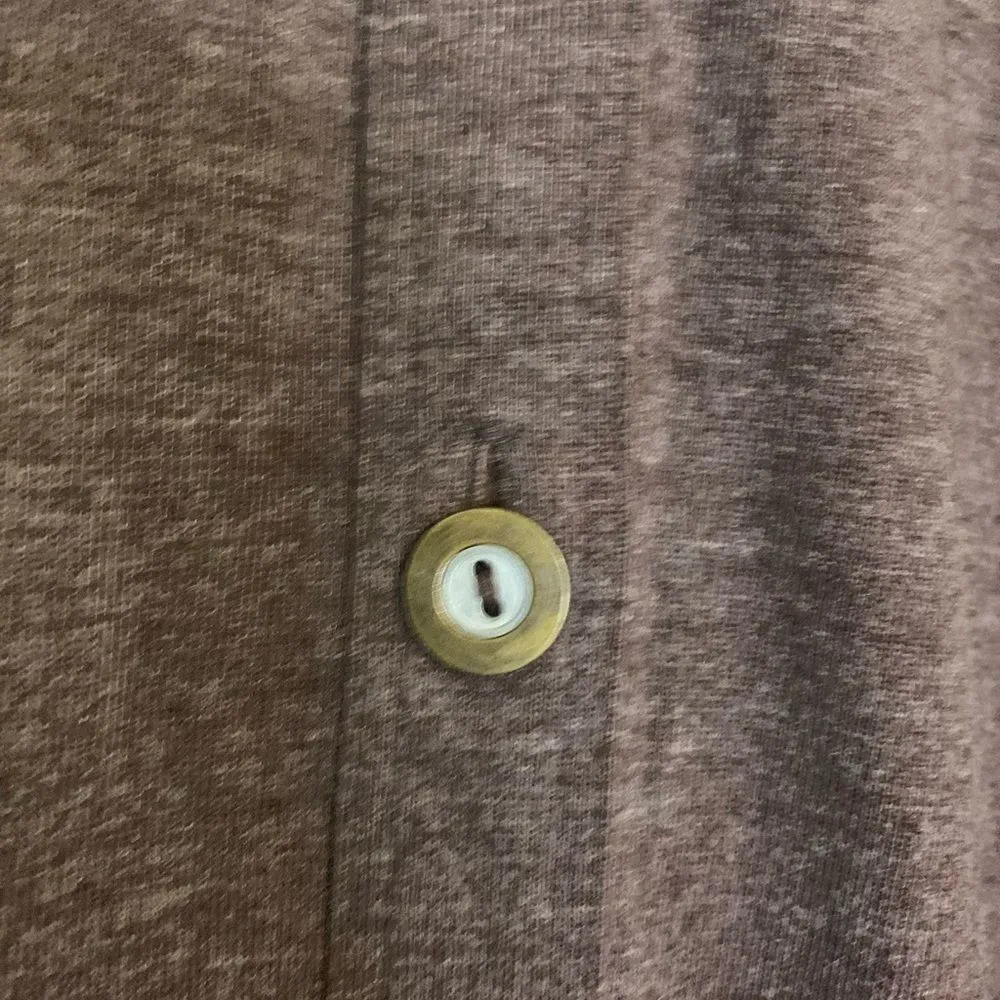 Free People Brown Tunic Shirt dress size L‎ - Image 4