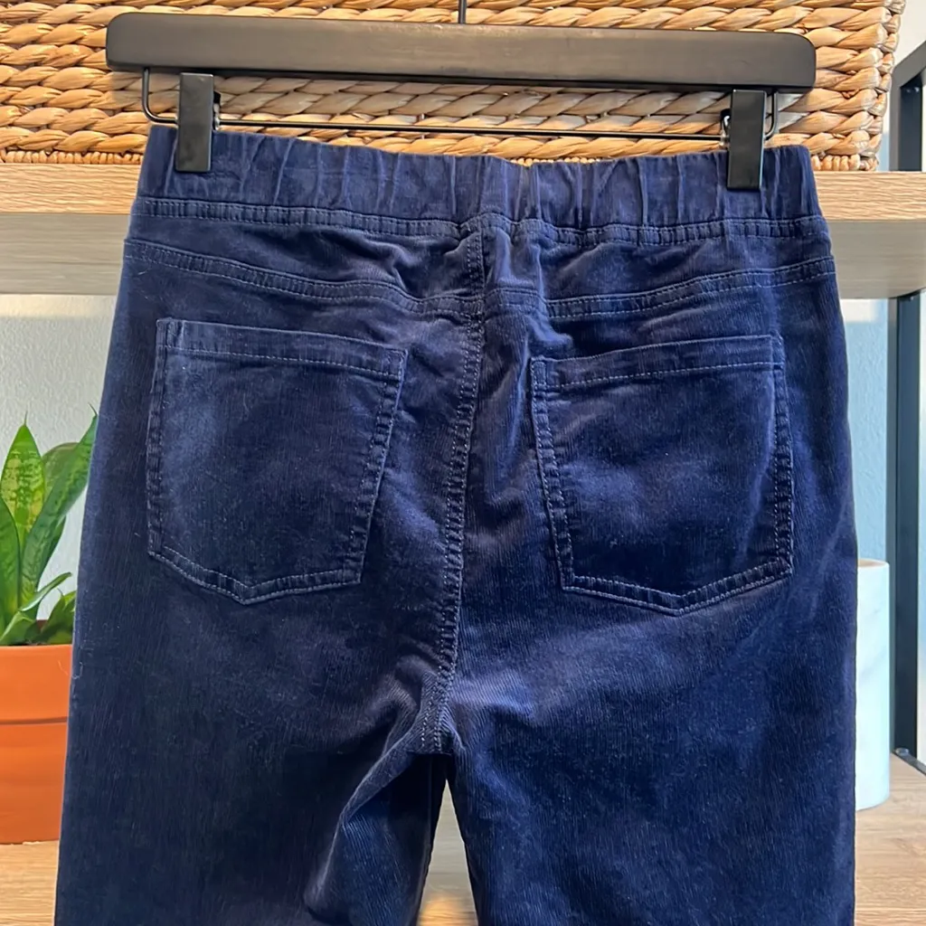 Eileen Fisher Pull On Elastic Waist Cord Skinny Pant, XXS - Image 5