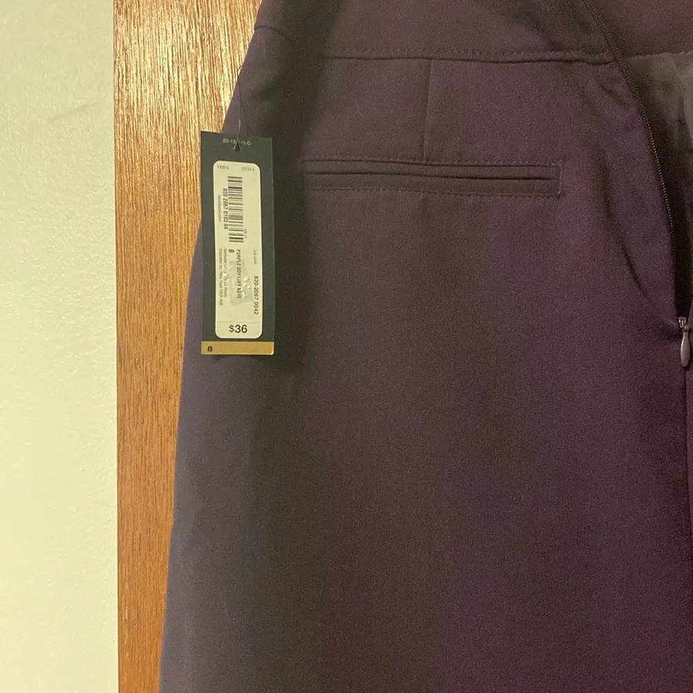 Worthington Dark Purple Mini Dress Skirt. - Image 5