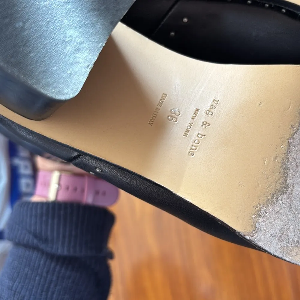 Rag & Bone Willow Studded Heeled Leather Booties - Image 9