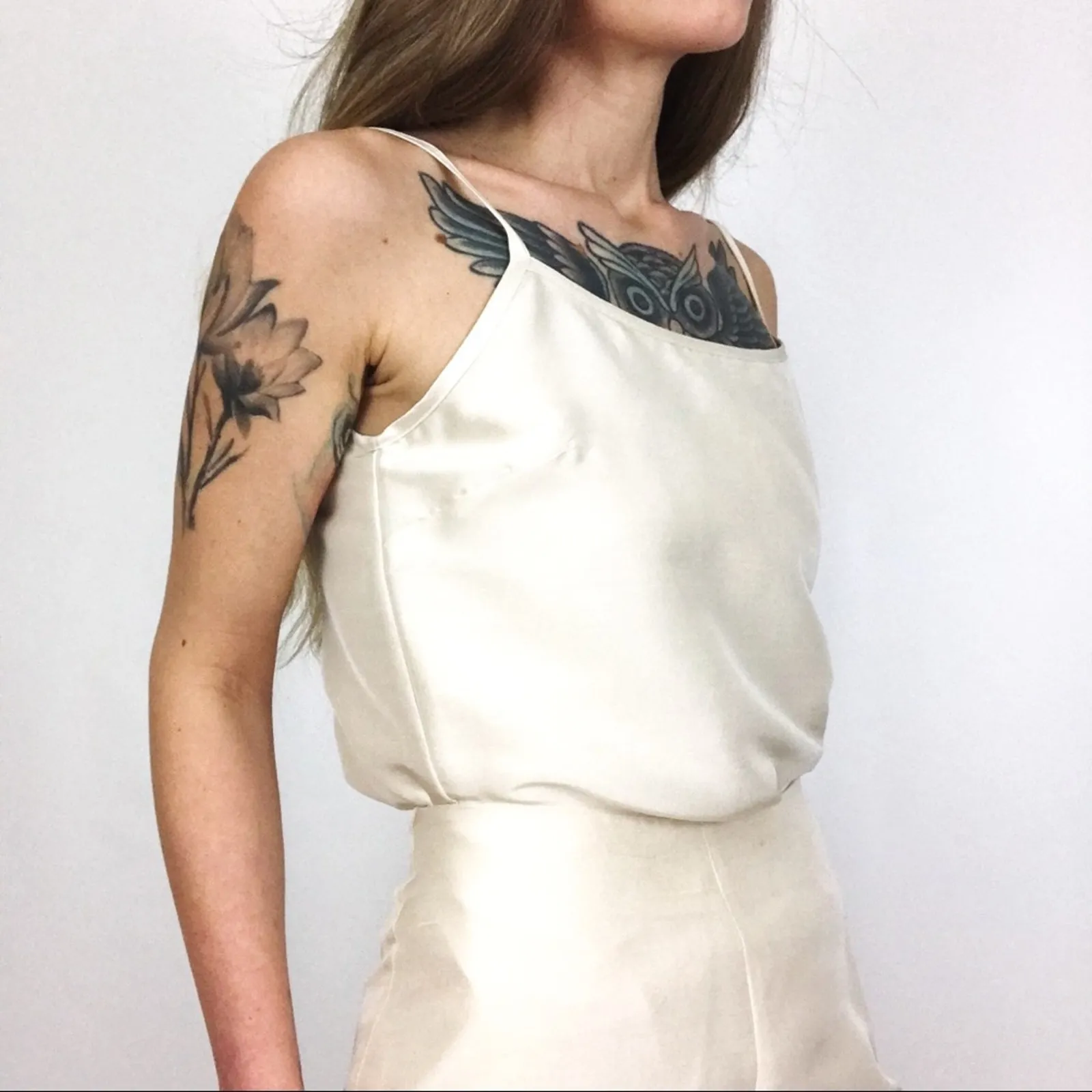 Vintage Pure Silk Pantsuit Coord Set Size 6 - Image 6