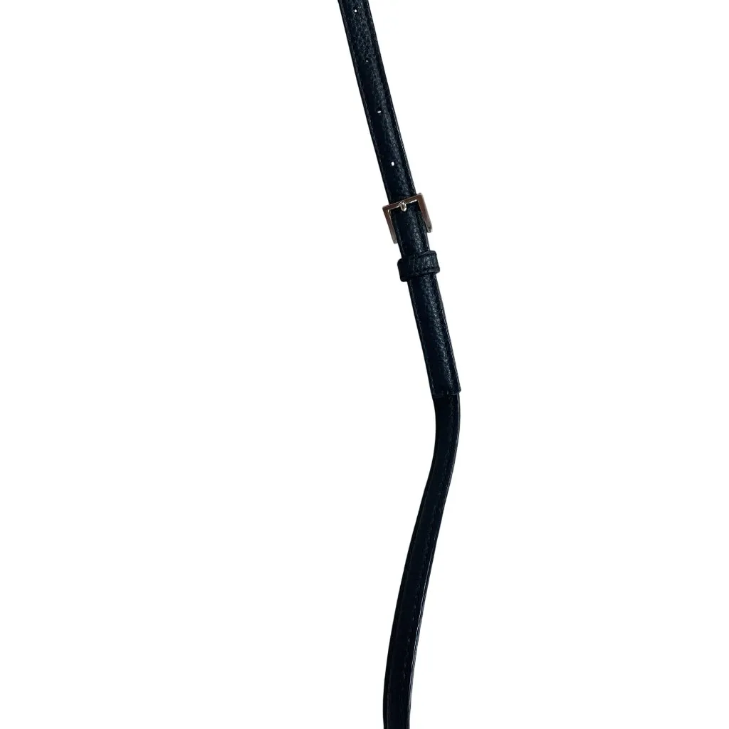 Kate Spade Womens Leather Black Gray charmed crossbody Handbag  Small SKU 8530 - Image 8