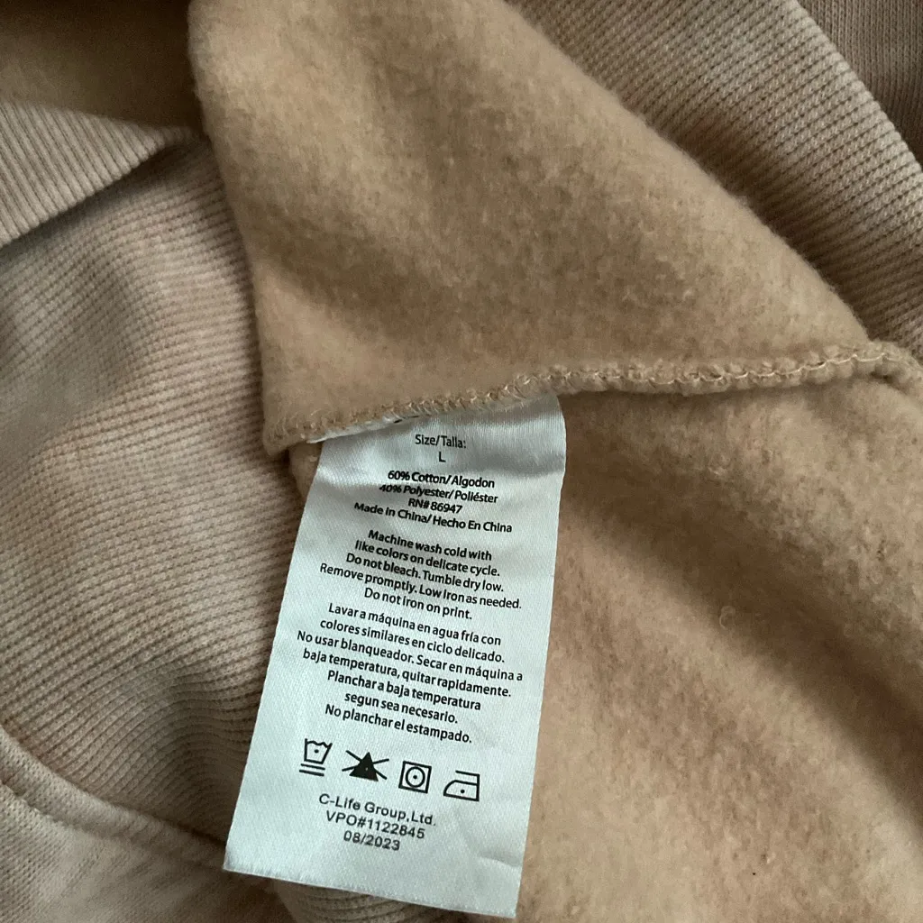 AC/DC Graphic Tie Dye Sweatshirt Size Large - Image 4