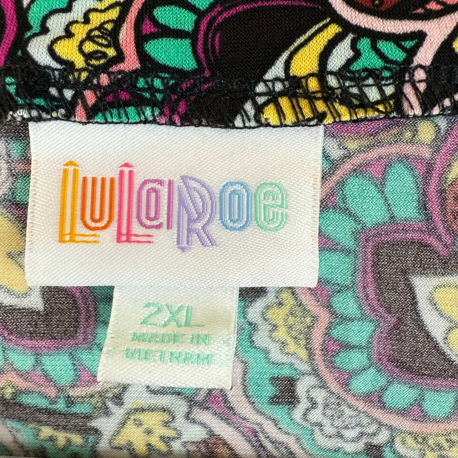 LuLaRoe‎ A-Line Skirt Paisley Print Comfortable Casual Skater 2XL - Image 2