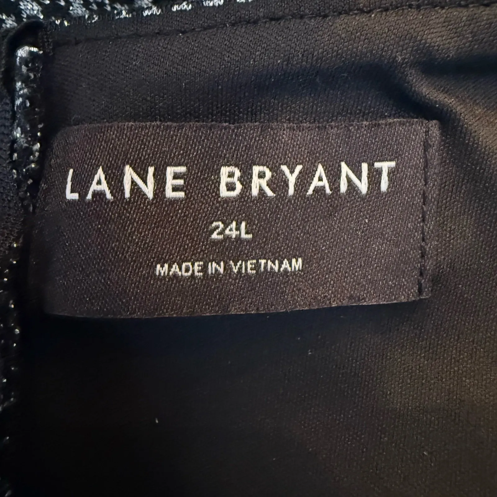 Lane Bryant Lena Jumpsuit Romper Houndstooth 24 Long Wide Leg Career One‎ Piece - Image 12