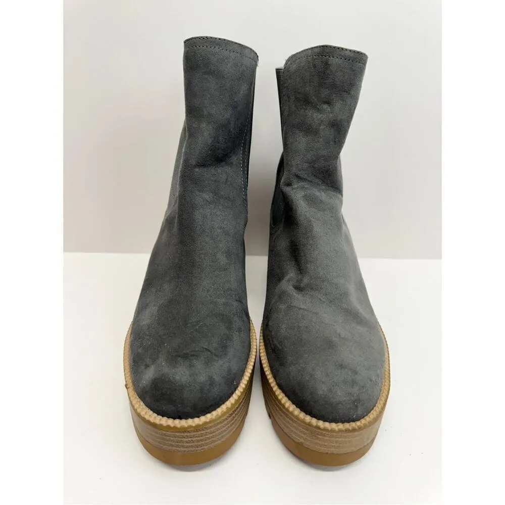 Nordstrom BP Chelsea Boots Size 9.5 Pull On Chunky‎ Heel Round Toe - Image 4