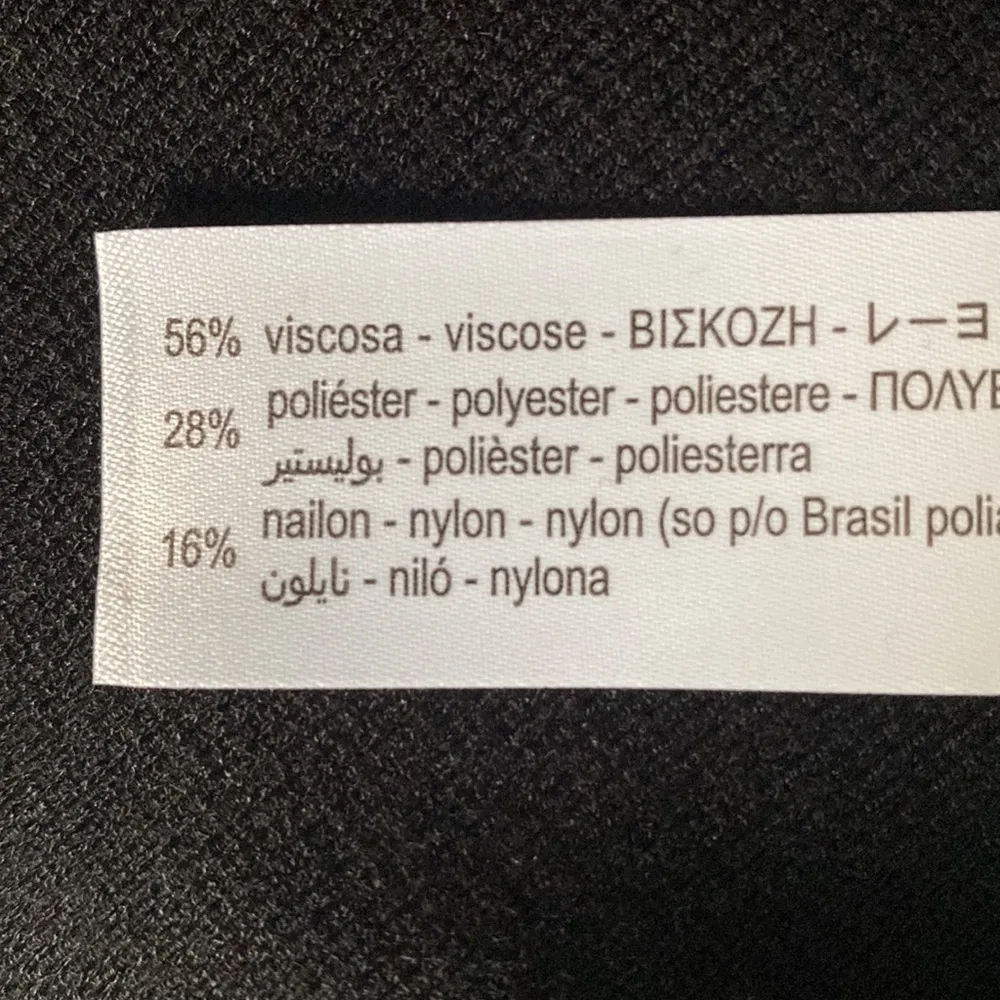 Zara NWT Lady’s A-Line Black Knit Sweater Maxi Skirt with Contrast White Piping - Image 5