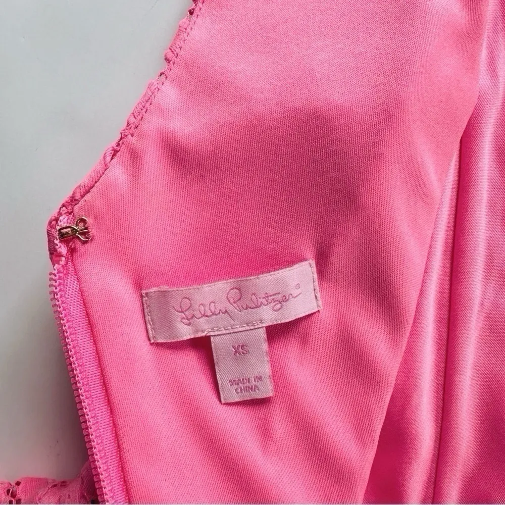 NEW Lilly Pulitzer Women’s Tilly Pink Asymmetrical Dress - Image 13