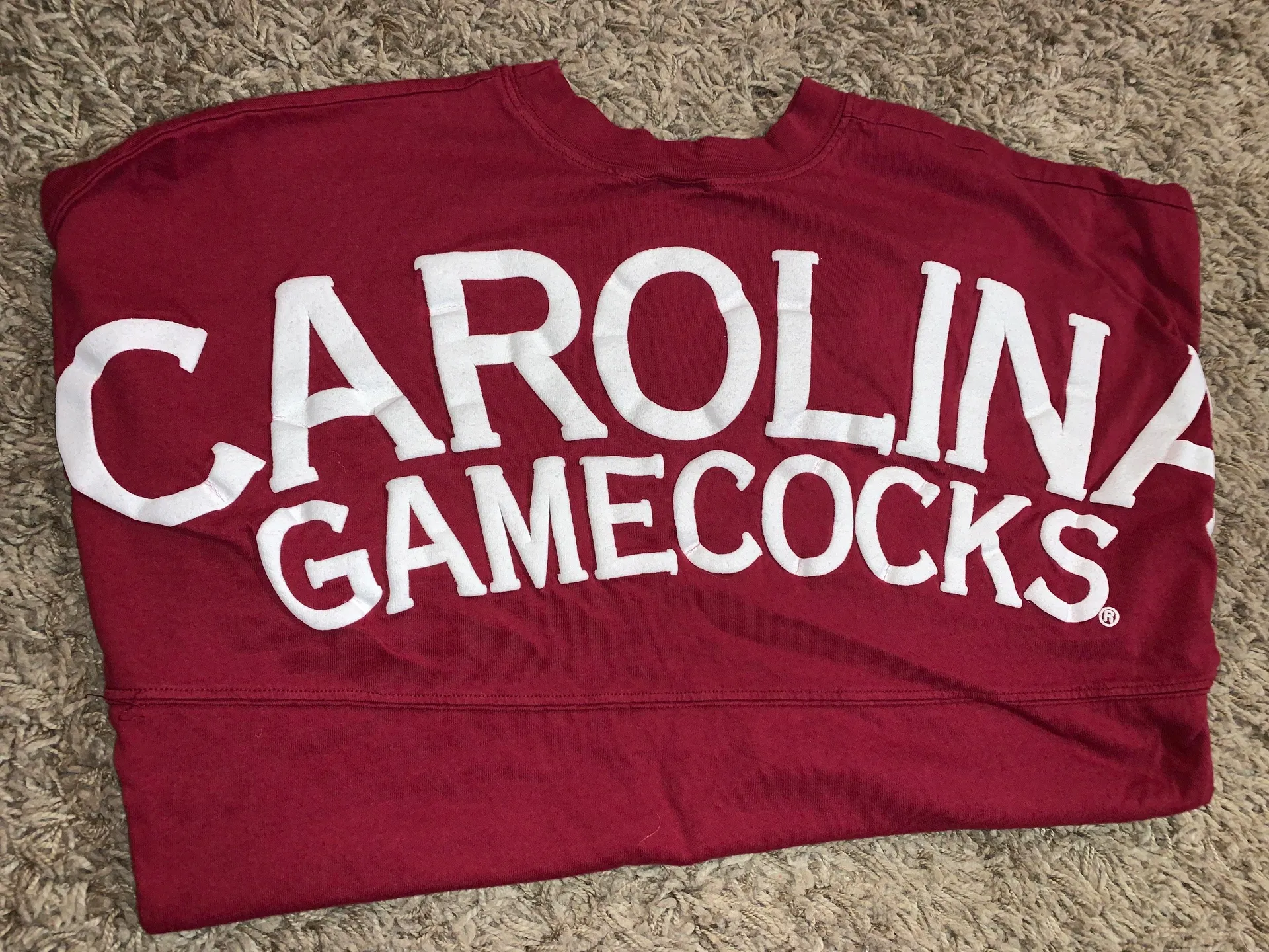 Carolina Gamecocks Long Sleeve Red Size XS - Image 3