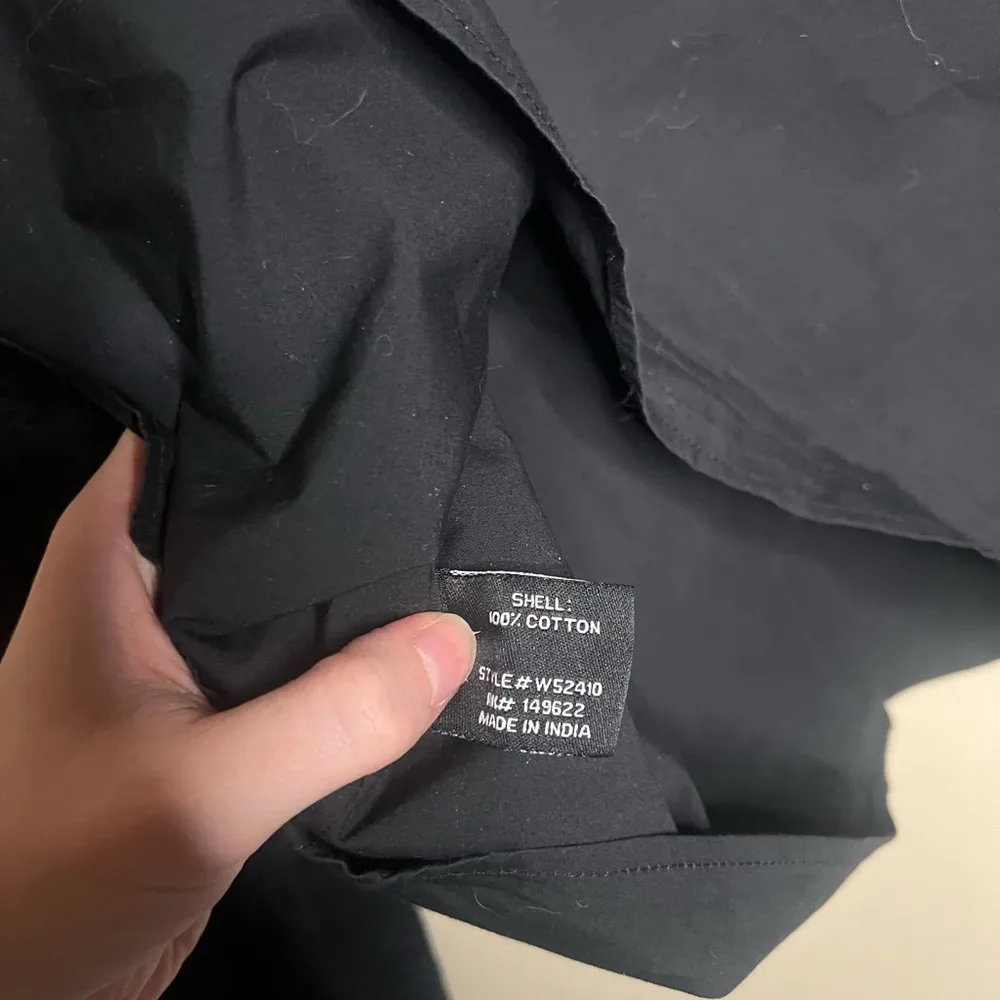 Walter Baker Kenneth Black Eyelet Bell Buckle Sleeve 100% Cotton Medium - Image 11