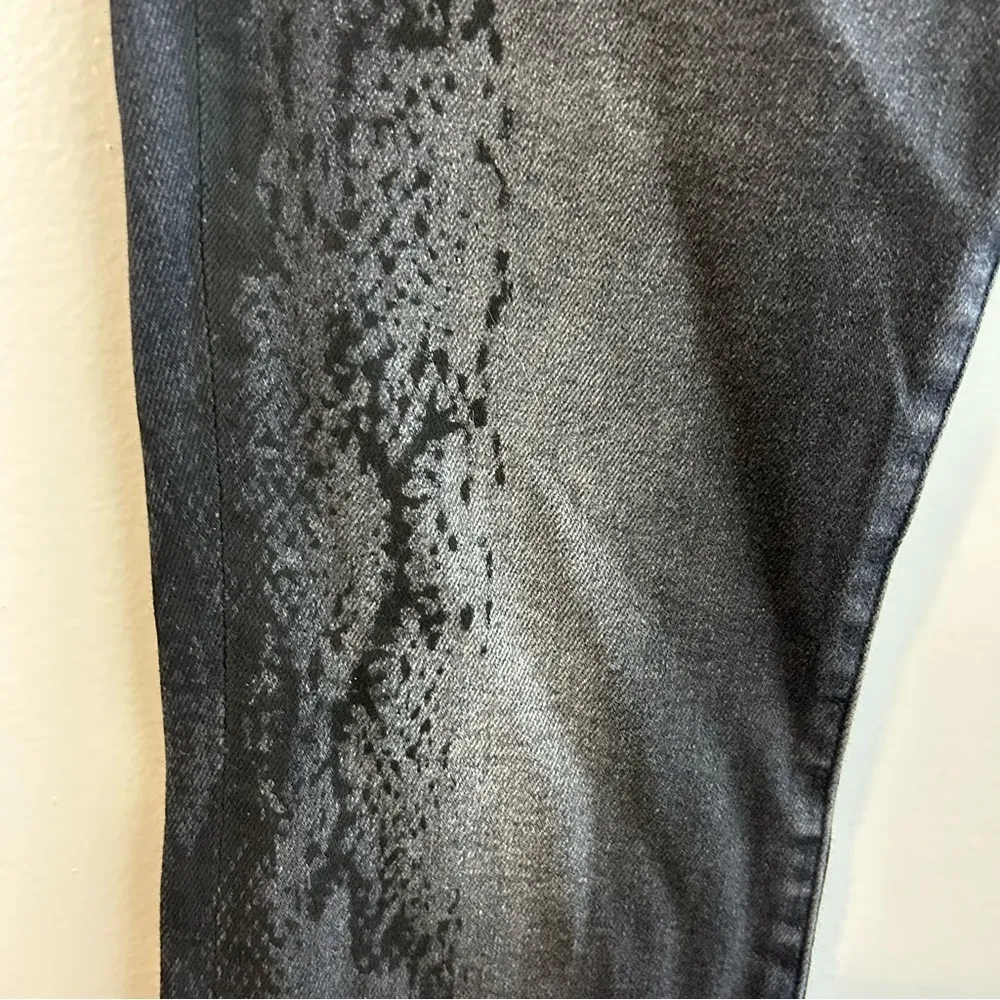 NWT 7 for All Mankind Aubrey High Waist Skinny Vintage Snake Black Jeans  26 - Image 10