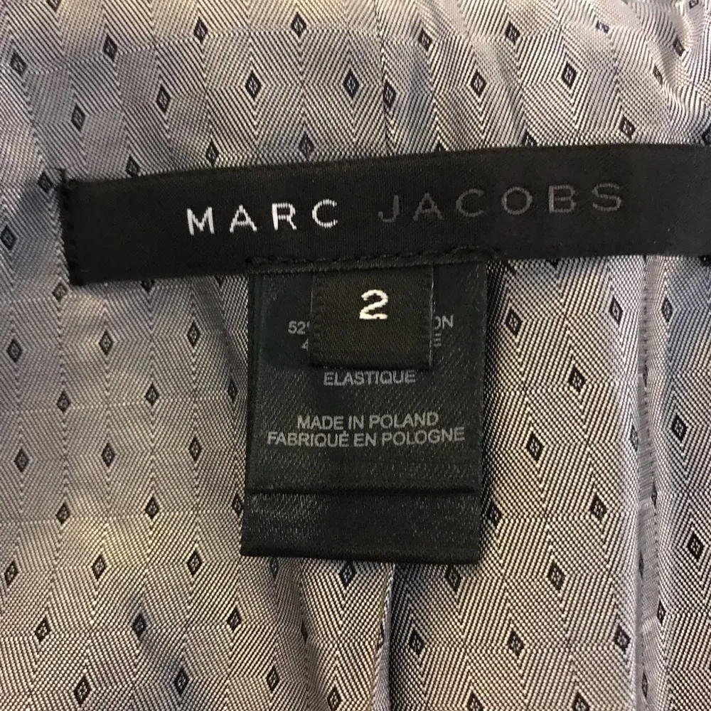 Marc Jacobs Blazer Size 2 Coat Velvet Trim Jacket Career Classic Coat Winter - Image 7