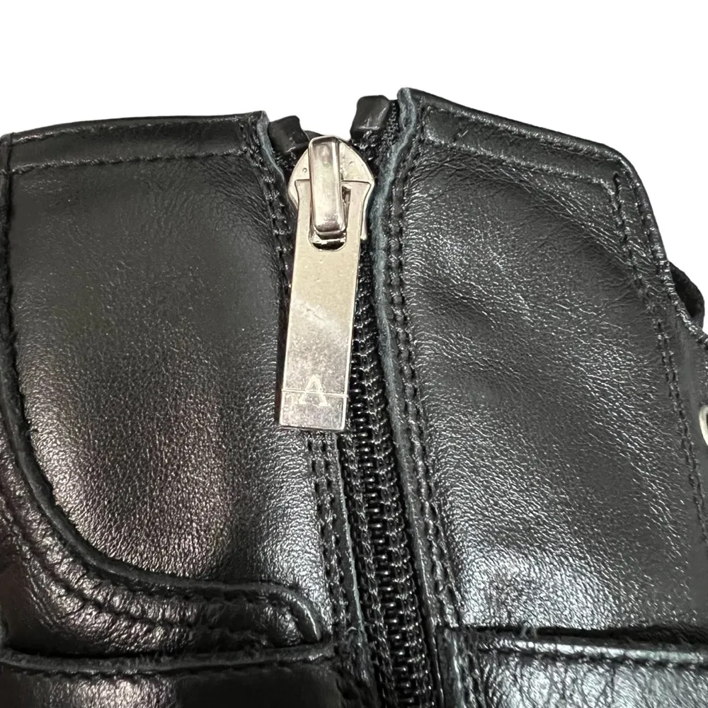 NEW NWOB  Fawne Leather Ankle Boots Black - Image 6