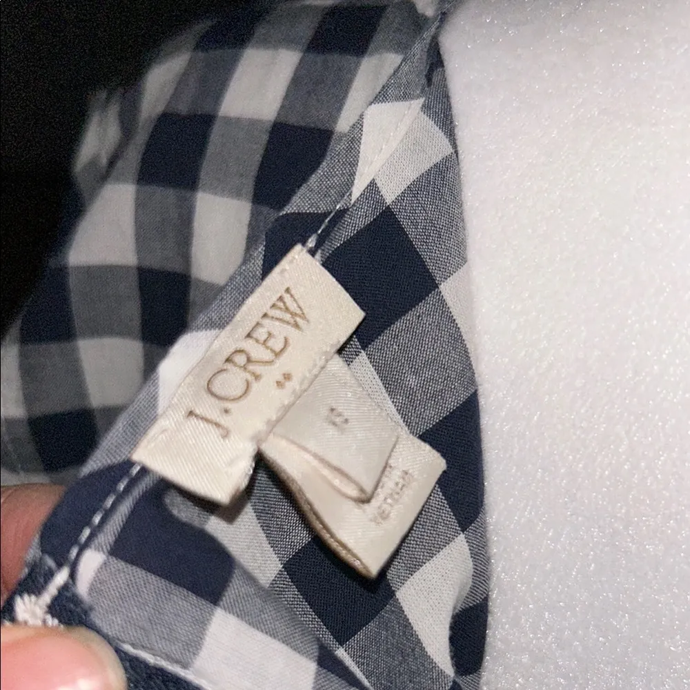 Black and White Checkered Women's Top - Image 7