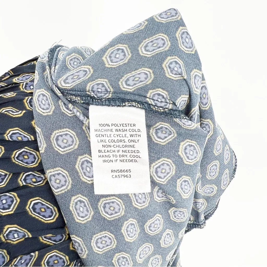 Something Navy Button Down Top‎ & Shorts Set XXL Blue - Image 11