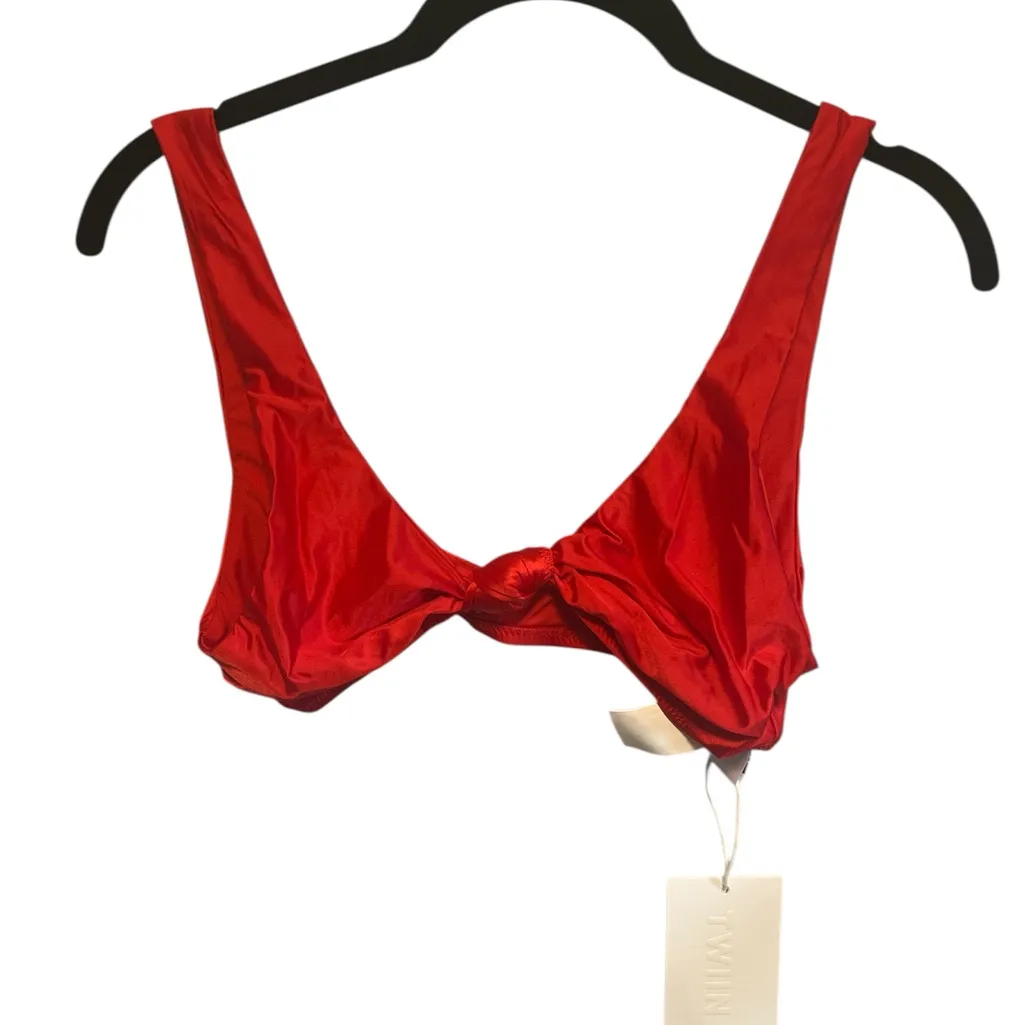 TWIIN Pamela Knot Crop Top Bikini Top NWT Size Small - Image 2