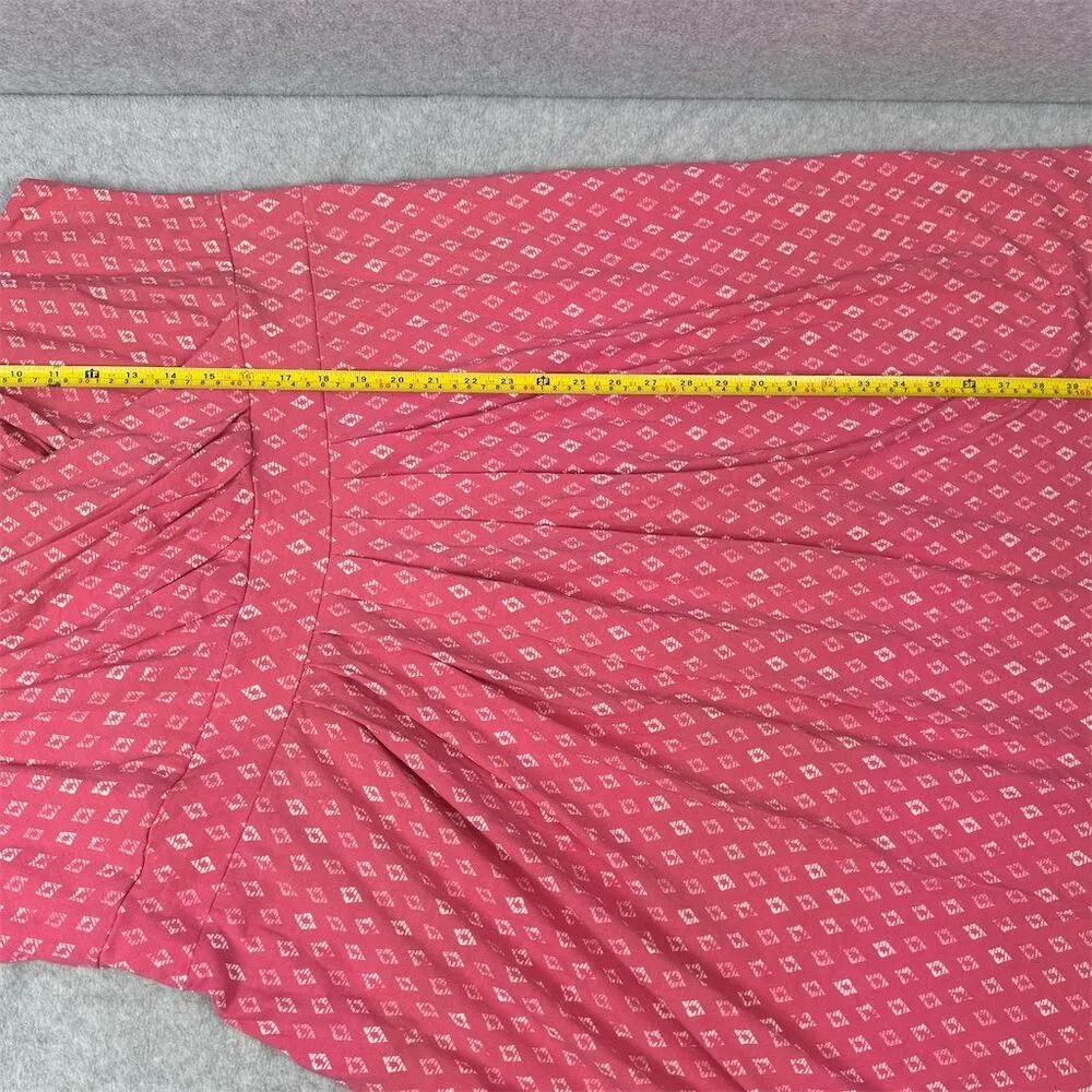 Woman Within Plus 1X Pink Sleeveless Knee Length Dress - Image 8