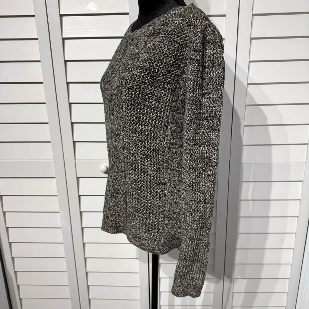 Rubbish Rubish Cable Knit Sweater Gray Size Small Long Sleeve Pullover - Image 3