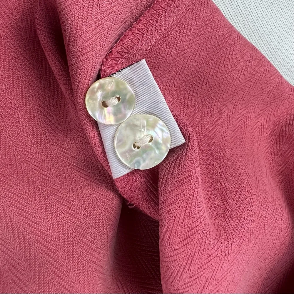 Tommy Bahama 100% Silk High Waist Long Shorts - Image 10